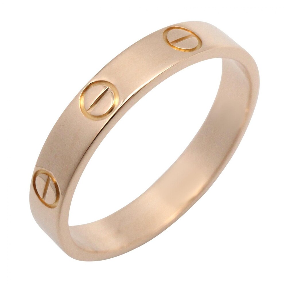 Cartier Mini Love Ring 18Kpg Pink Rose #309590C13B